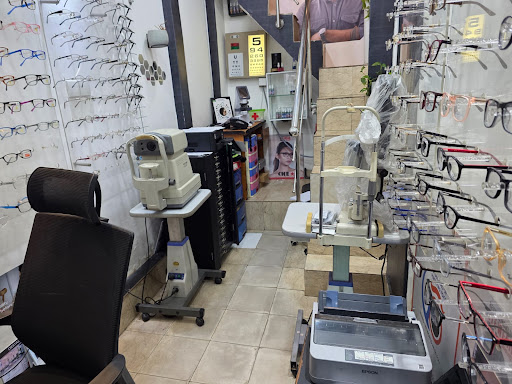 Clinical eye examination at Optivision