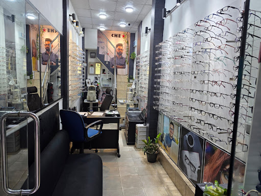 Inside the Optivision optical showroom, Deans Road, Colombo 10